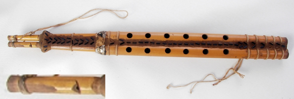 Pic: Etruscan Aulos, a double-oboe